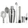 Vacu Vin 7tlg. Cocktail-Set in Silber