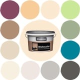 Dimensa Wohncolor bunte Wandfarbe sunset creme beige 2,5 Liter