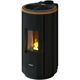 FreePoint Pelletofen Chrome 7 Stahl Dark Gold 2,5-7 kW EEK: A+