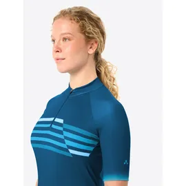 Vaude Damen Posta HZ II Radtrikot (Größe L, blau)