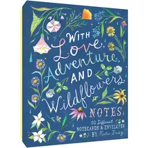 Chronicle Books With Love, Adventure, and Wildflowers Notes: 20 Different Notecards & Envelopes