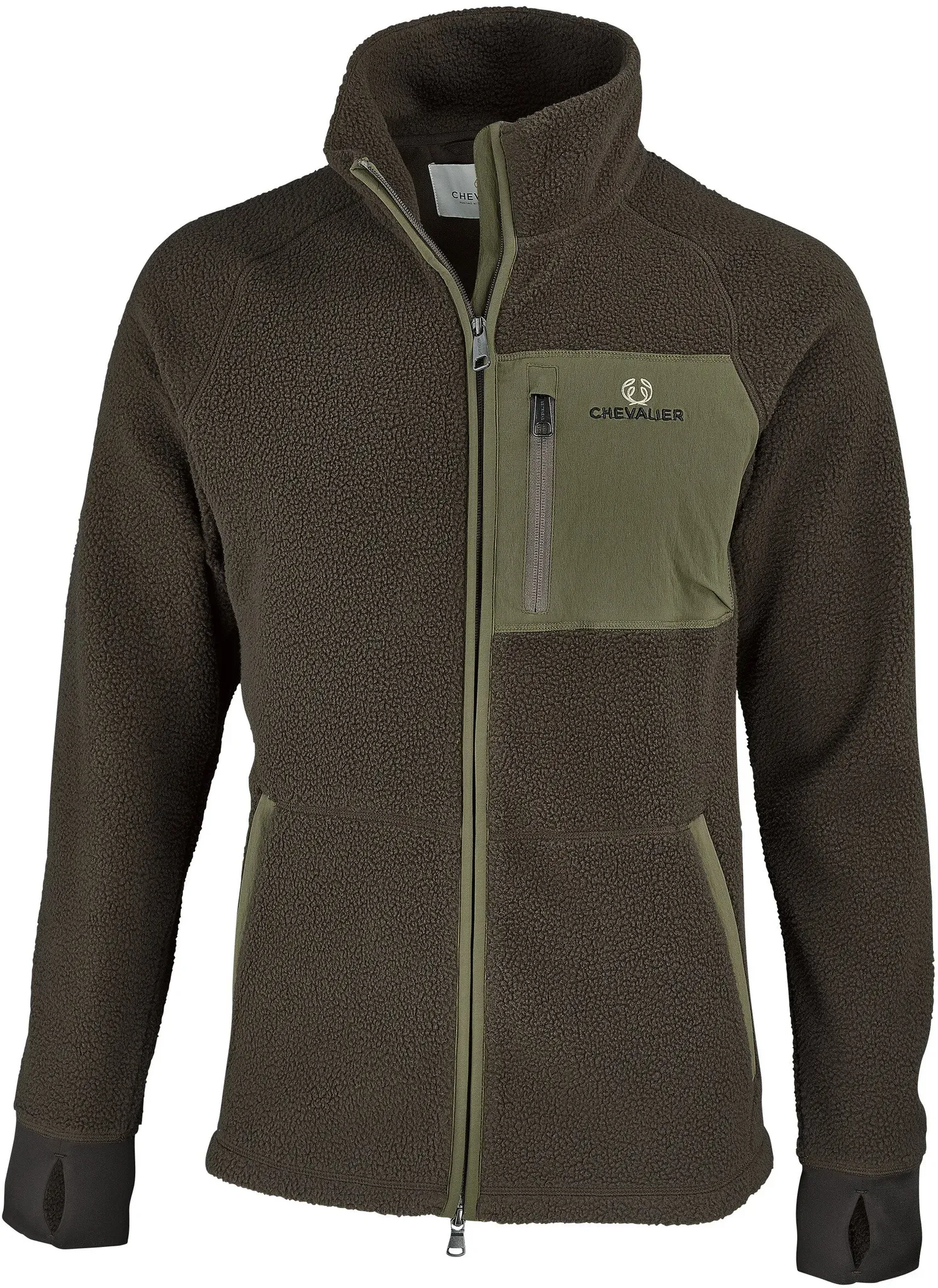 Chevalier Fleecejacke Pax Light Pile, leather brown, XXL