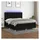 vidaXL Boxspringbett 180 x 200 cm Schwarz