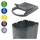 Prosperplast Sortibox 4x35 l Grau