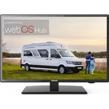 Gelhard GTV1956 LED Smart TV WebOS mit DVD und Bluetooth DVB-S2/C/T2 für 12V u. 230Volt WLAN HD - Schwarz