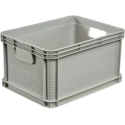 Keeeper Robert - 8 Stück Keepeer Robuste Transportboxen 40x30x22 cm 20 l Hellgrau