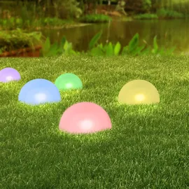 GLOBO RGB LED Solarleuchte weiß 5 St.