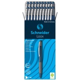 Schneider Kugelschreiber LOOX blau Schreibfarbe blau, 20 St.