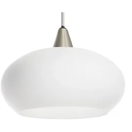 LUCANDE Sharvil 3-flg. 97 cm rund weiß Glas