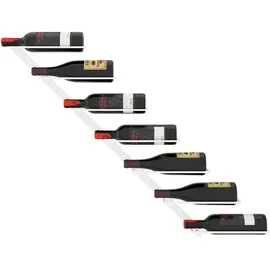 vidaXL Wand-Weinregal 7 Flaschen Weiß