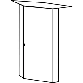 WIMEX Multiraumkonzept 95 x 185 x 95 cm weiß