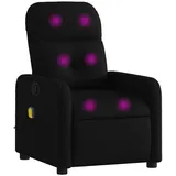 vidaXL Massagesessel Schwarz Stoff