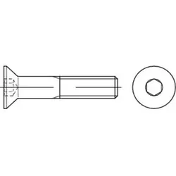ISO 10642 Senkschrauben mit Innensechskant, 10.9 galZn getemp. M16x110HP