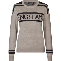 Kingsland KLNancy Ladies Knitted Pullover Damen - beige melange - L