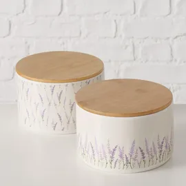 Boltze Behälter aus Keramik Lavander Ø 16 cm