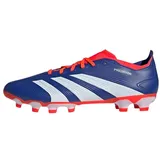 Adidas Unisex Predator League Football Boots Multiground Fußballschuhe, Lucid Blue/Cloud White/Solar Red, 48 2/3 EU