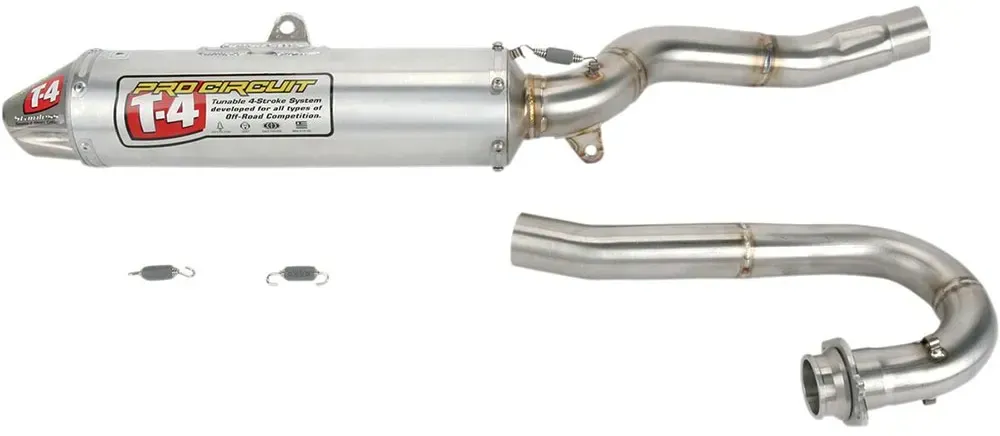 Pro Circuit T-4 Kawasaki Kfx450r 08 Nicht Homologiertes Vollständiges Auspuffsystem - Aluminium - Not Homologated