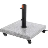 Doppler Granitsockel myZone Rollbar ca. 40 kg Grau