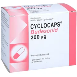 CYCLOCAPS Budesonid 200 μg Inh.Kaps.+Cyclohaler 100 St