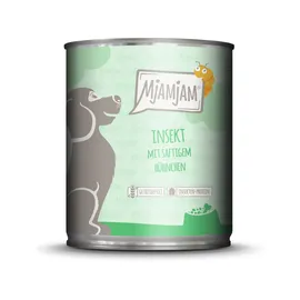 MjAMjAM Leckere Mahlzeit 800g Dose Hundenassfutter 6 x 800 Gramm Insekt mit saftigem Hühnchen