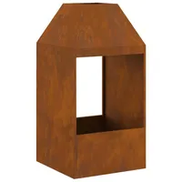 vidaXL Feuerstelle 50x50x100 cm Cortenstahl Vidaxl