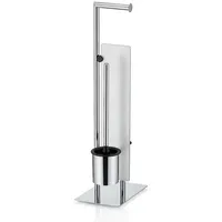 Kela WC-Garnitur Toilettengarnitur STYLE grau