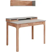 OTTO home Büromöbel-Set OTTO HOME, beige (natur), B:110cm T:65cm, Arbeitsmöbel-Sets, Büromöbel-Set, stimmige Farbkombination