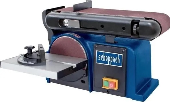 Scheppach, Schleifmaschine + Poliermaschine, BTS900 Band- und Tellerschleifer (Tellerschleifer, Bandschleifer, 370 W)