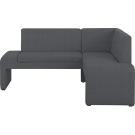 Home Affaire Bologna 180 x 84 x 140 cm Struktur grob langer Schenkel links dunkelgrau