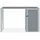 vidaXL Brennholzlager Verzinkter Stahl 245 x 98 x 159 cm Grau