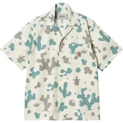 Carhartt WIP S/S Opus Shirt Herren Opus Print Wax - Beige / M