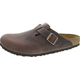 Birkenstock Boston Nubukleder geölt schmal habana 42