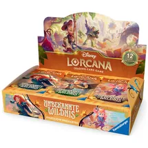 Ravensburger Disney Lorcana Unbekannte Wildnis Display mit 24 Booster Packs