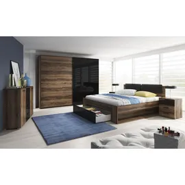 INOSIGN »Galaxy Kleiderschrank, Wäscheschrank 200, 220 oder 270cm breit«, INKLUSIVE kompletter Innenausstattung, Metallgriffe und Glasfront