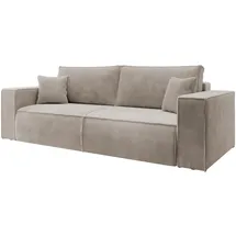 Selsey Schlafsofa mit Bettzeugbehälter 257 cm in beige