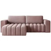 Luxusbetten24 Schlafsofa Designer Sofa Tirina rosa