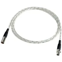 Pro-Ject Connect it E Mini XLR/Mini XLR Elektrisch geschirmte NF-Kabel mit Innenleiter aus OFC-Kupfer 123cm