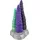 You2Toys Beasty Cocks Triple Tentacle Dildo Silber/Grün/Lila/Dunkelblau 4,6 cm