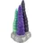 You2Toys Beasty Cocks Triple Tentacle Dildo Silber/Grün/Lila/Dunkelblau 4,6 cm