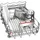 Bosch Serie 6 SPI6ZMS29E Einbau-Geschirrspüler (teilintegrierbar, 448 mm breit, Edelstahl)