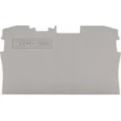 WAGO GmbH& Co. KG Abschluss-/Zwischenplatte grau 2004-1291