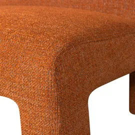 Woood Sessel Lavid, aus Webstoff, Retro Chic Design, Orange Textil, 74x73x84 cm Wohnzimmer, Sessel, Sessel,