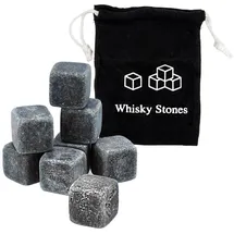 Intirilife Granit Whiskey Steine in STEIN GRAU – Gr.: onesize