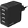 Logilink PA0336 - USB Lade- /Steckdosenadapter, 4x USB-A, 24 W, mit 5-Fach Geräteschutz