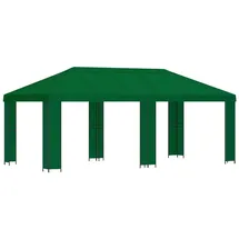 vidaXL Garten Pavillon 6 x 3 m inkl. 4 Seitenteile Grün