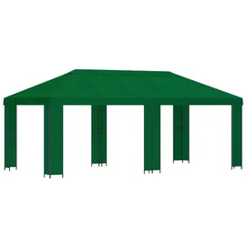 vidaXL Garten Pavillon 6 x 3 m inkl. 4 Seitenteile Grün