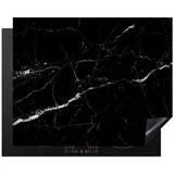 onlywow Herdabdeckplatte 65 x 52 cm Schwarz/Grau