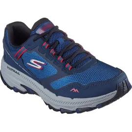 SKECHERS Go Run Trail Altitude 2.0-marmor Rock 3.0 Herren Sneaker, Navy and Red Leather/Textile, 43 EU