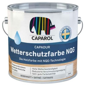 Caparol Capadur Wetterschutzfarbe NQG Größe 2,5 LTR, Farbe weiß
