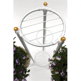 DanDiBo Ambiente Blumentreppe 52 x 81 x 52 cm Weiß